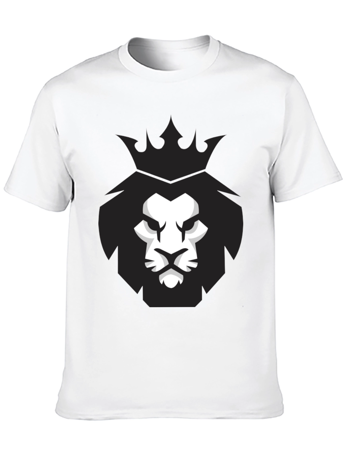 Lion King Graphic Tee - Black Crew Neck T-Shirt