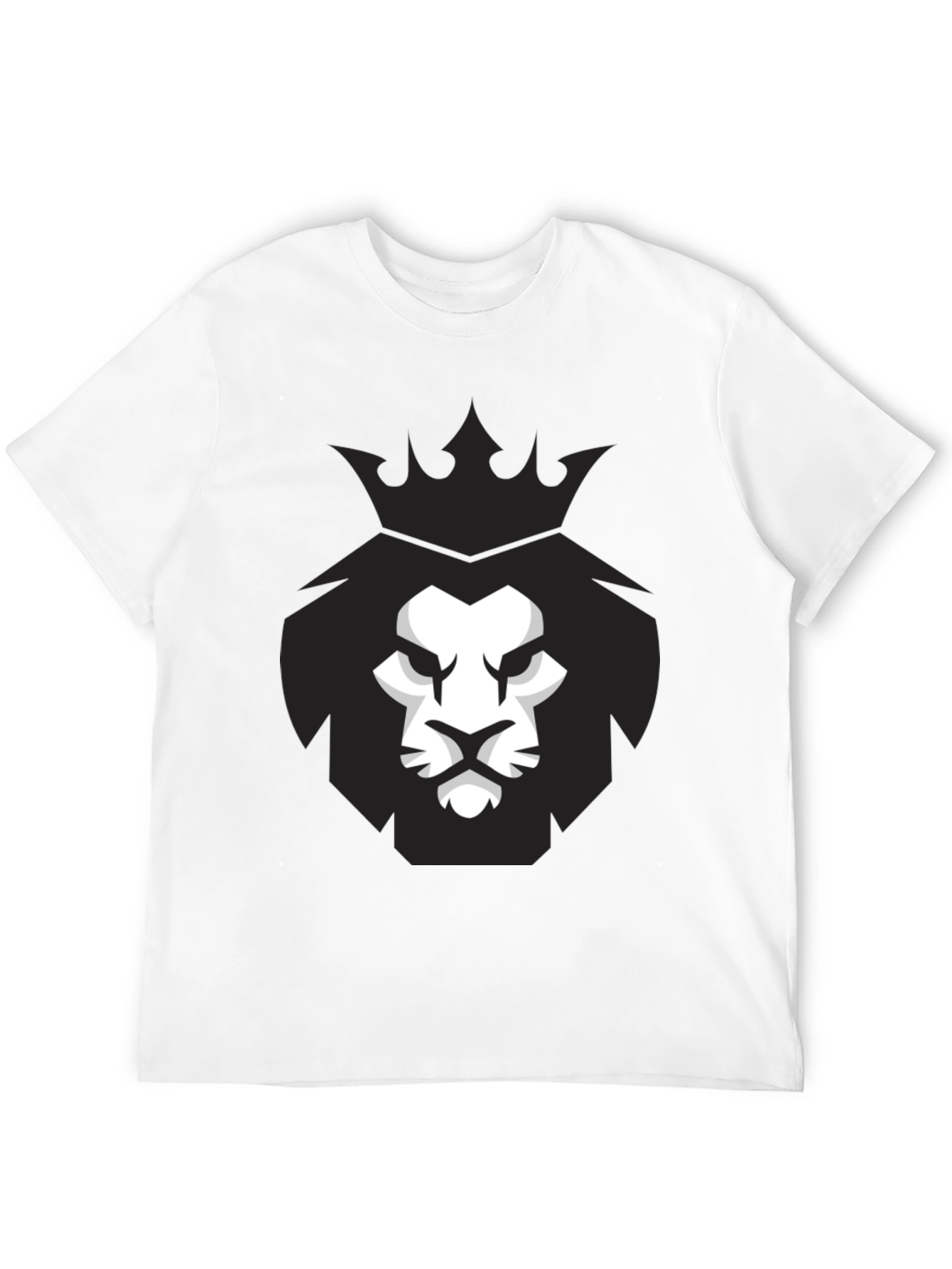 Lion King Graphic Tee - Black Crew Neck T-Shirt