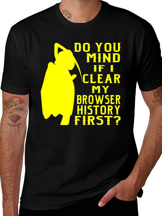 Funny Grim Reaper Browser History T-Shirt