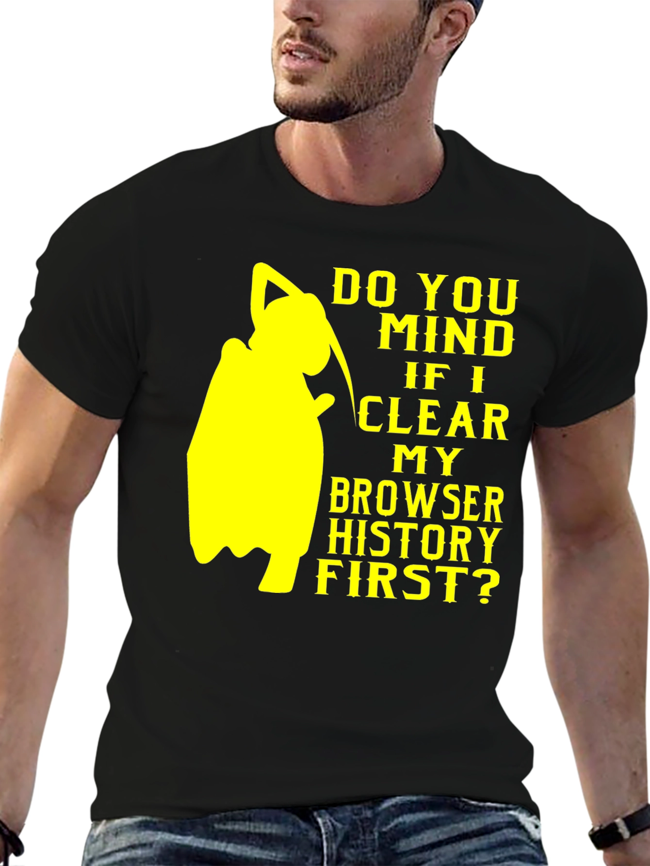 Funny Grim Reaper Browser History T-Shirt