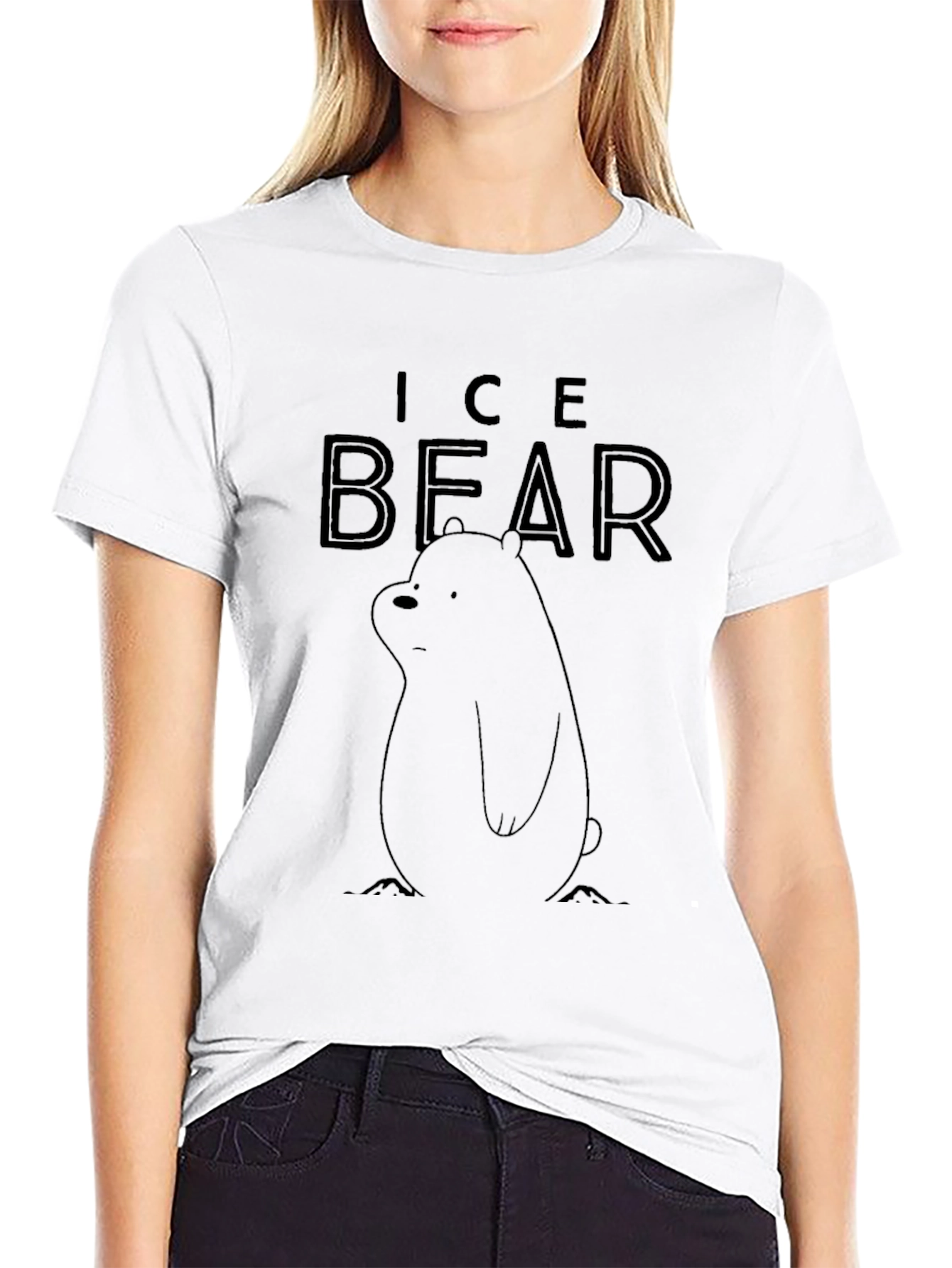 Ice Bear Graphic Tee - We Bare Bears Cartoon