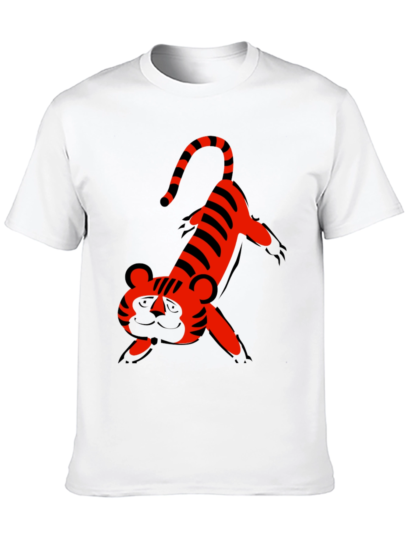 Cool Tiger Graphic Tee - Black T-Shirt