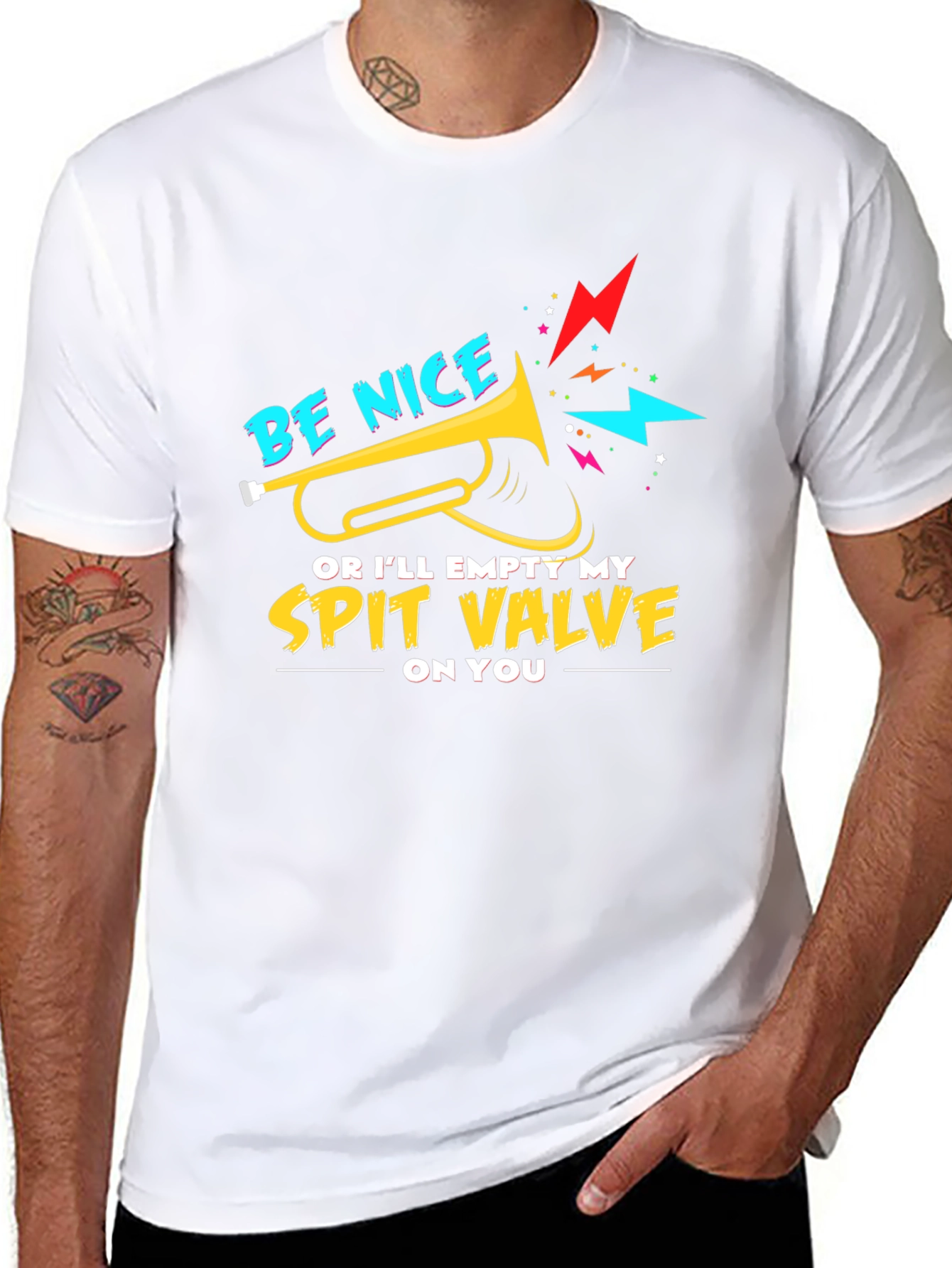 Be Nice Spit Valve Graphic Tee