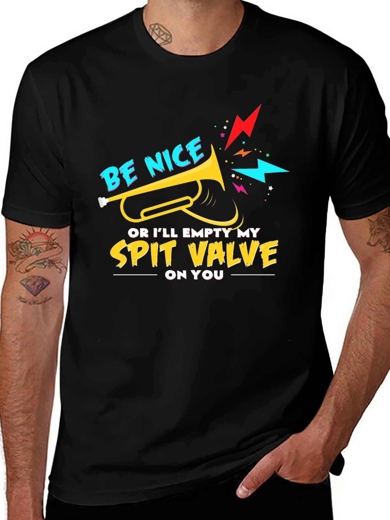 Be Nice Spit Valve Graphic Tee