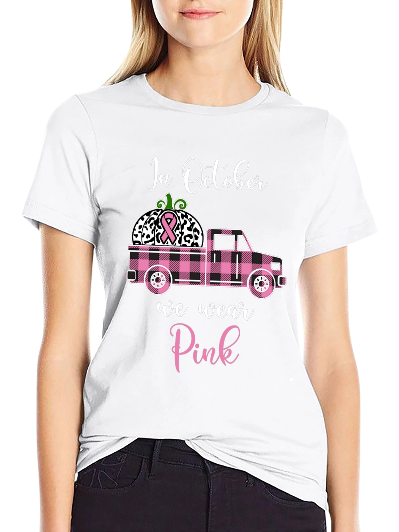 Pink October Truck T-Shirt