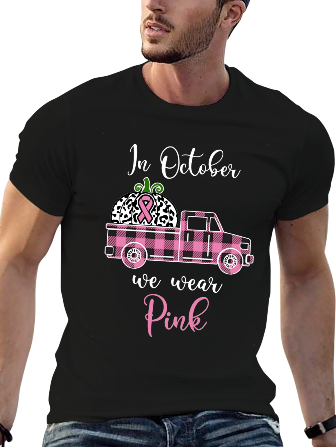 Pink October Truck T-Shirt