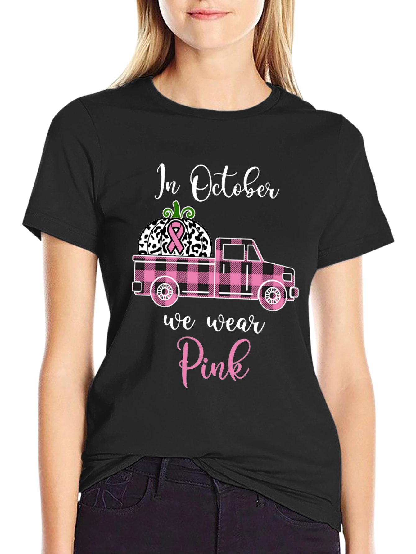Pink October Truck T-Shirt