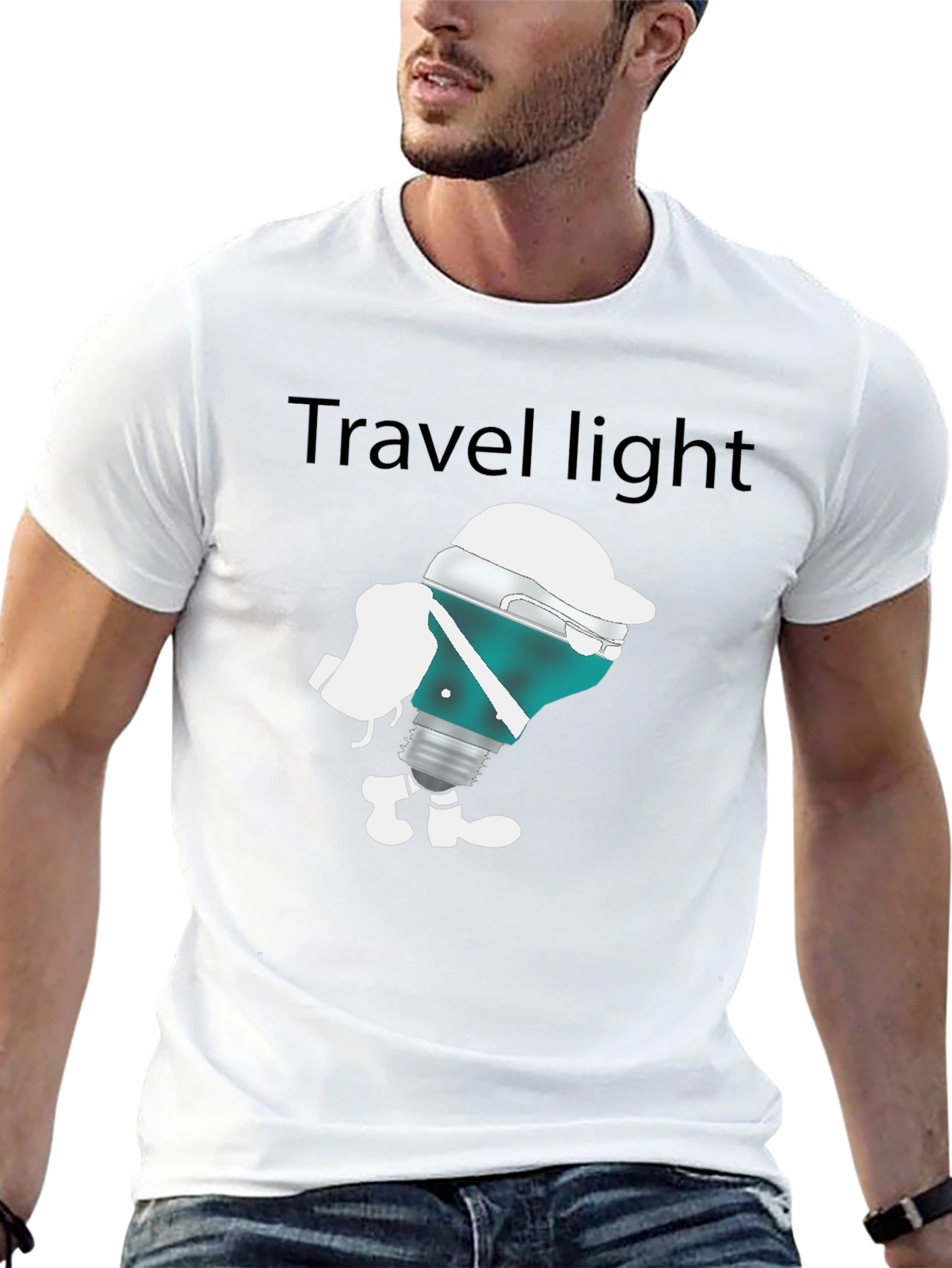 Travel Light Graphic Tee