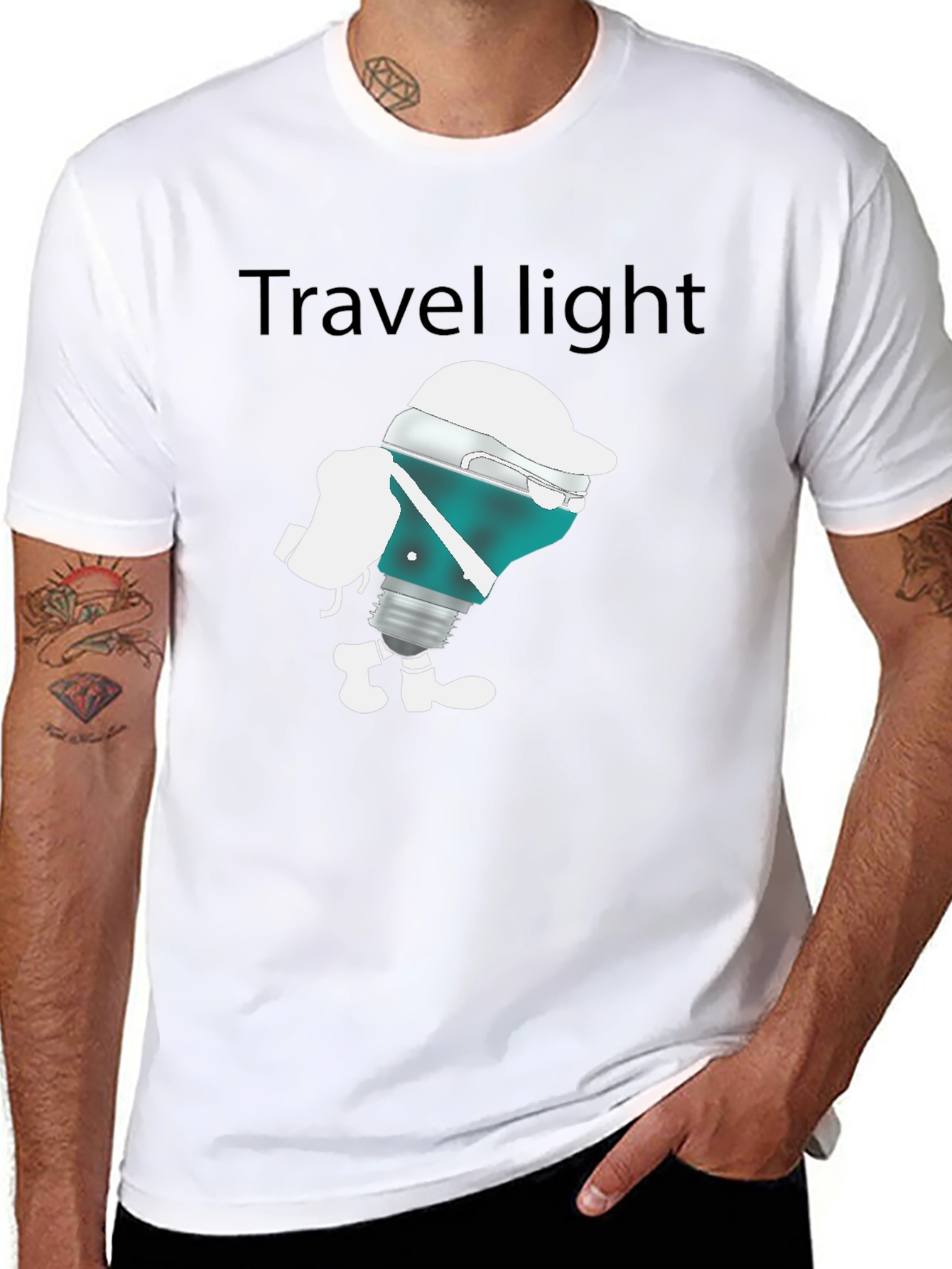 Travel Light Graphic Tee