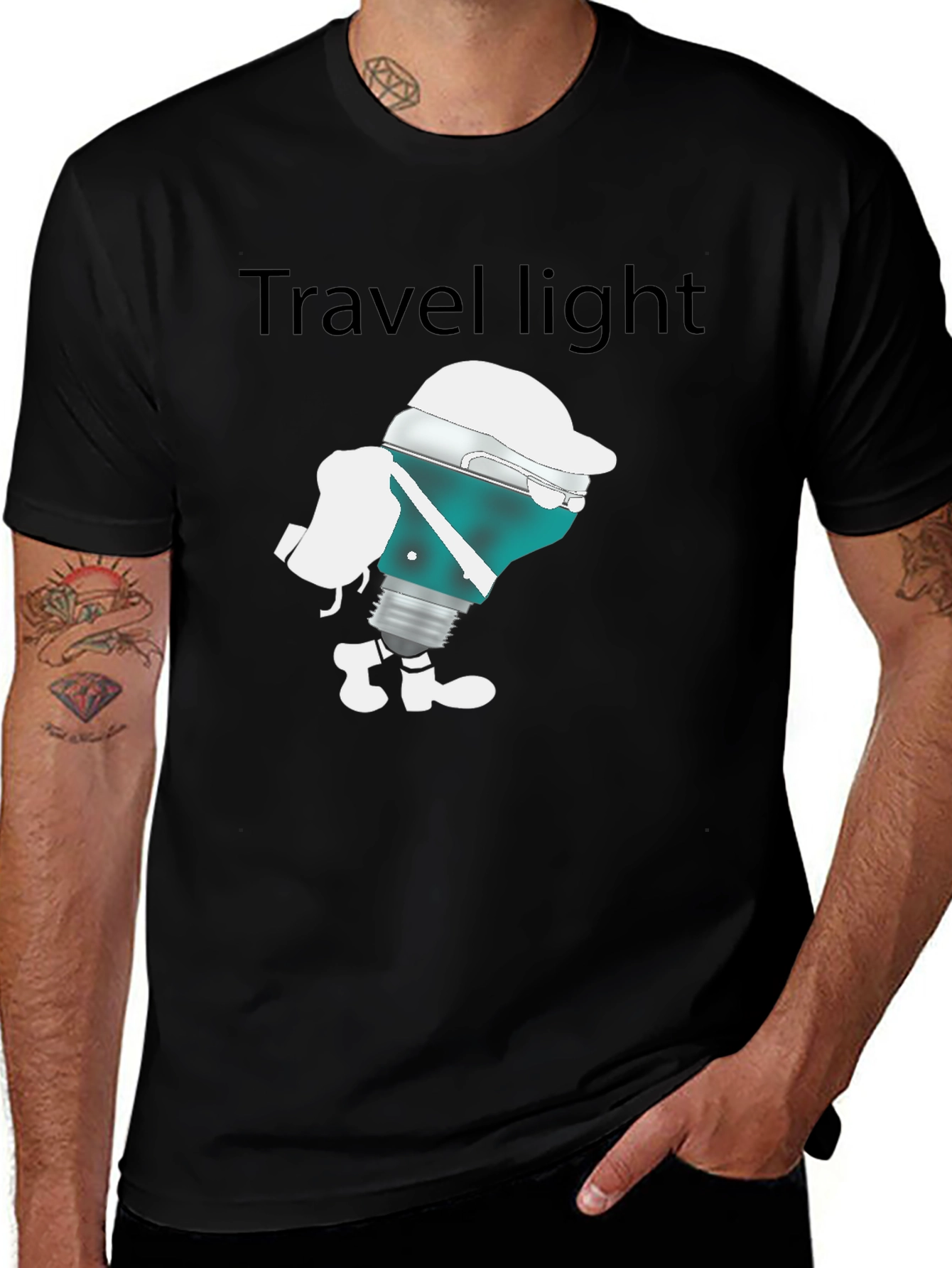 Travel Light Graphic Tee