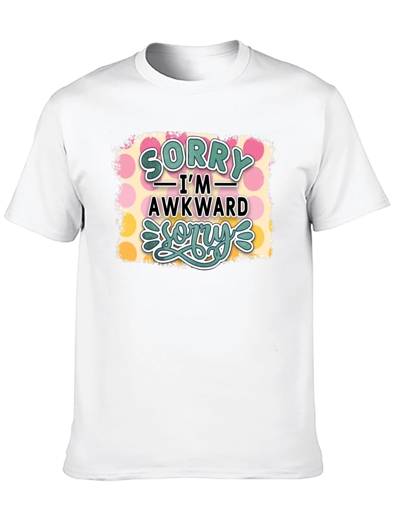 Sorry Im Awkward Black T-Shirt