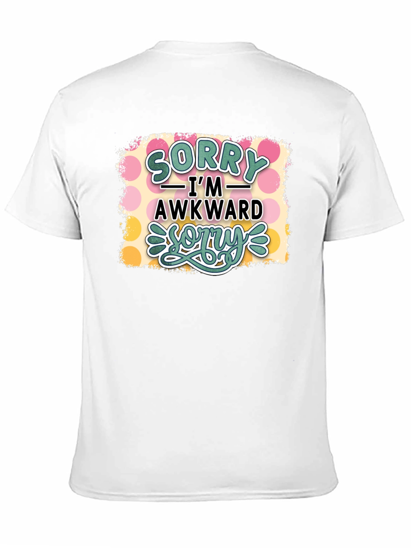 Sorry Im Awkward Black T-Shirt