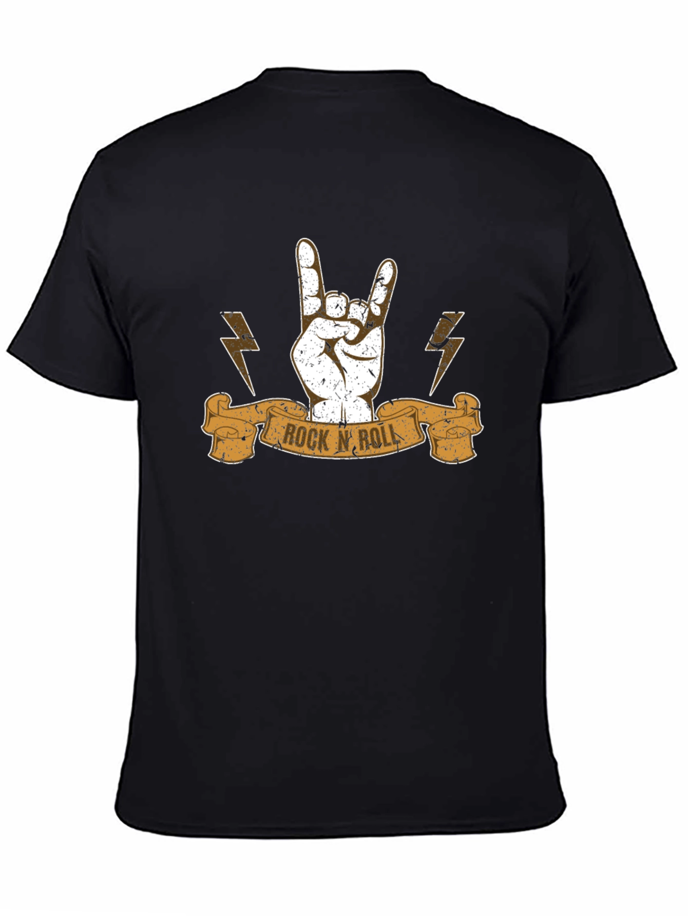 Rock N Roll Hand Sign T-Shirt - Black