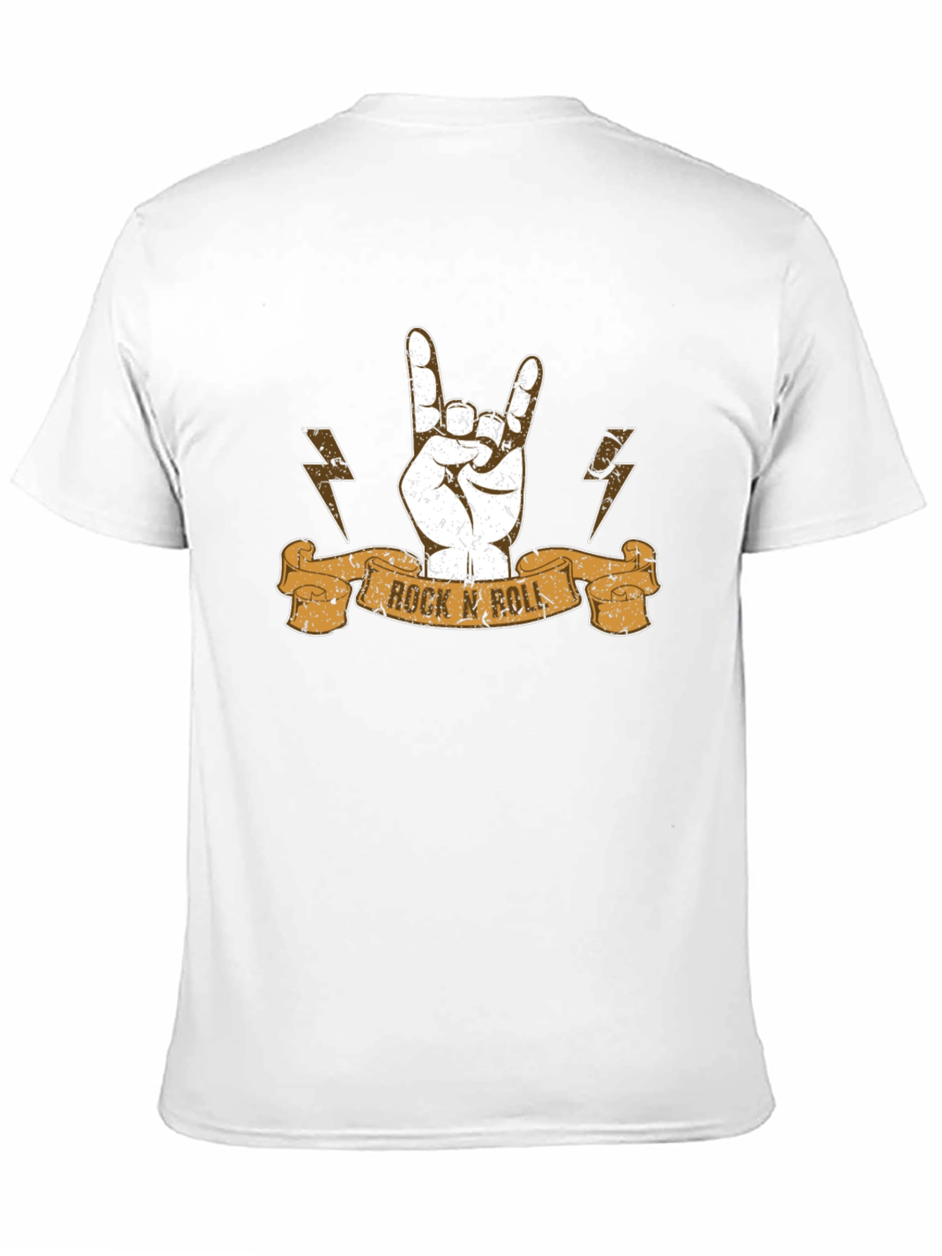 Rock N Roll Hand Sign T-Shirt - Black