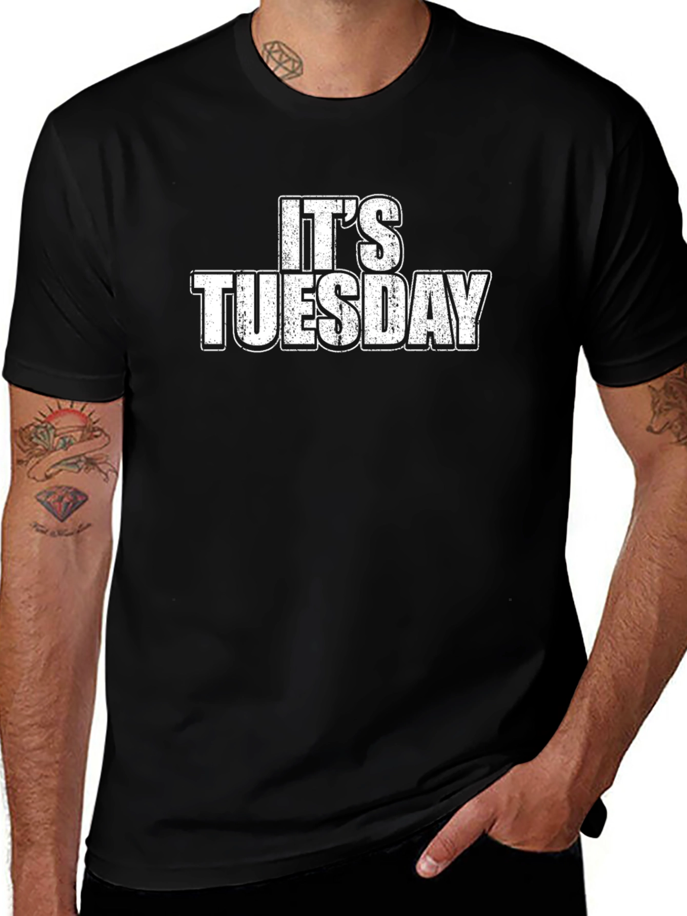 Its Tuesday Graphic Tee - Funny Slogan T-Shirt