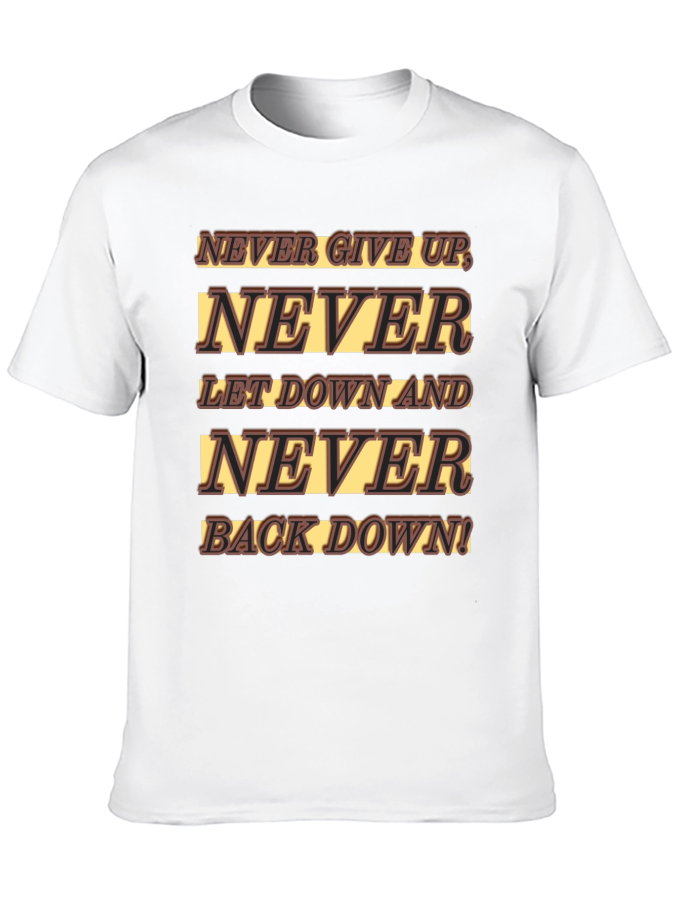 Never Give Up Graphic T-Shirt