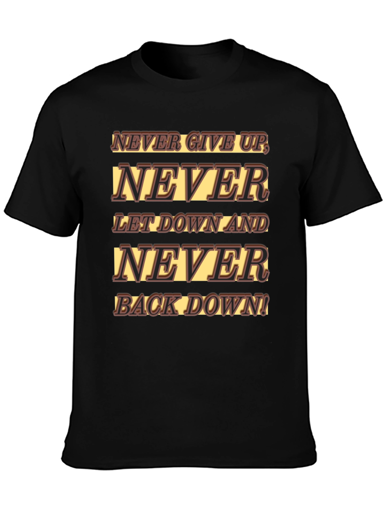 Never Give Up Graphic T-Shirt