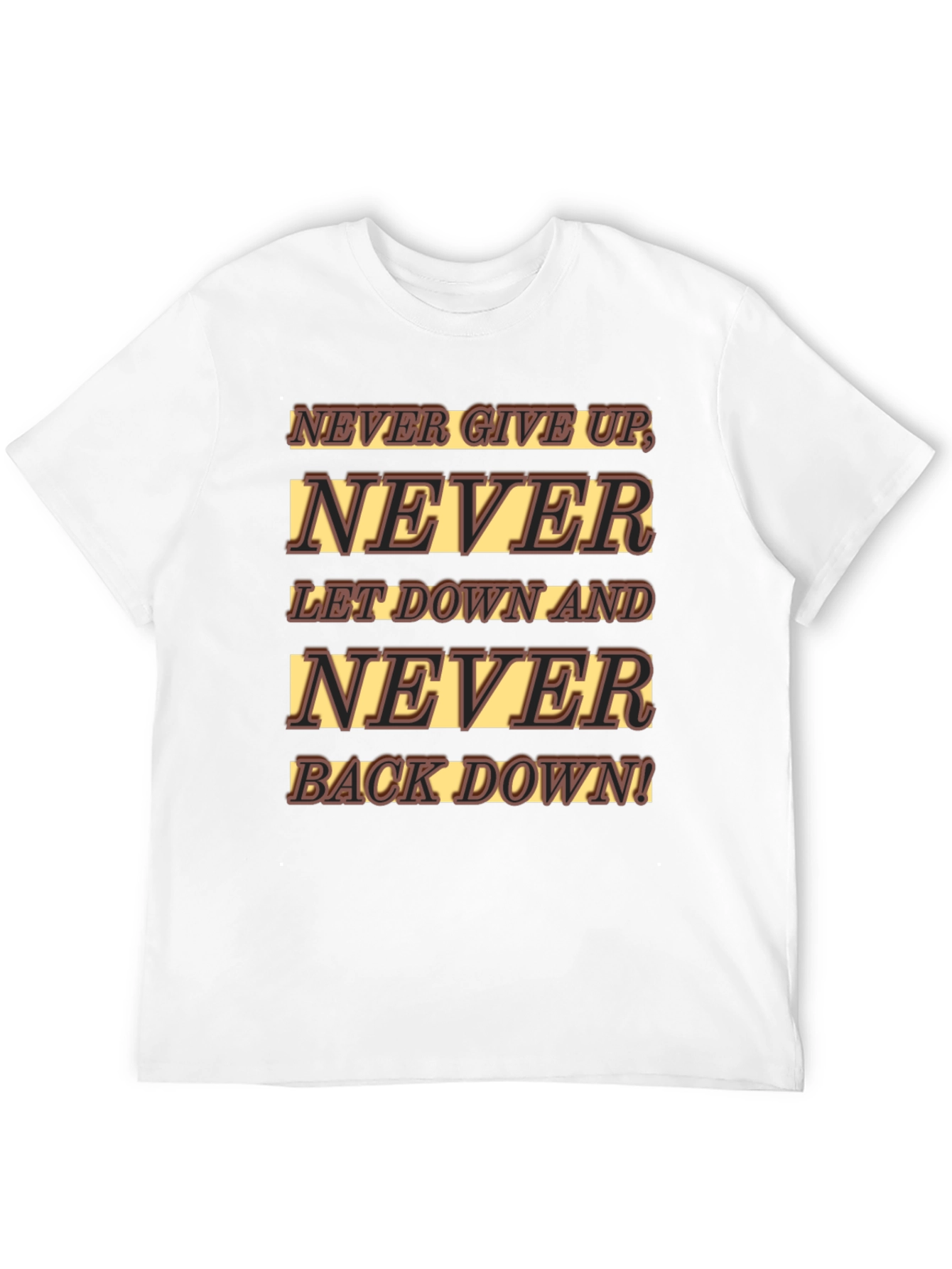 Never Give Up Graphic T-Shirt