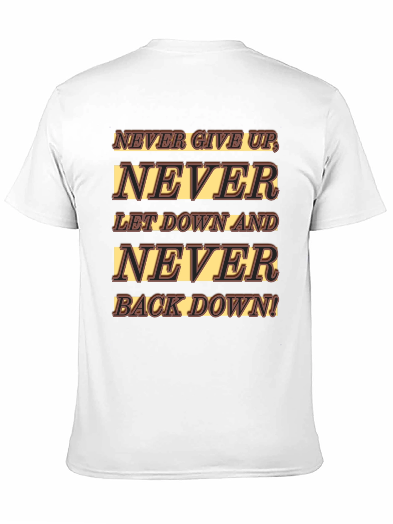 Never Give Up Graphic T-Shirt