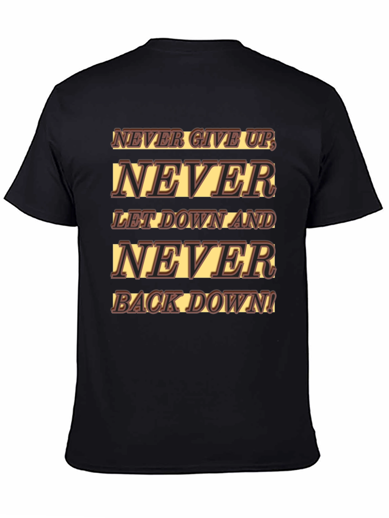 Never Give Up Graphic T-Shirt