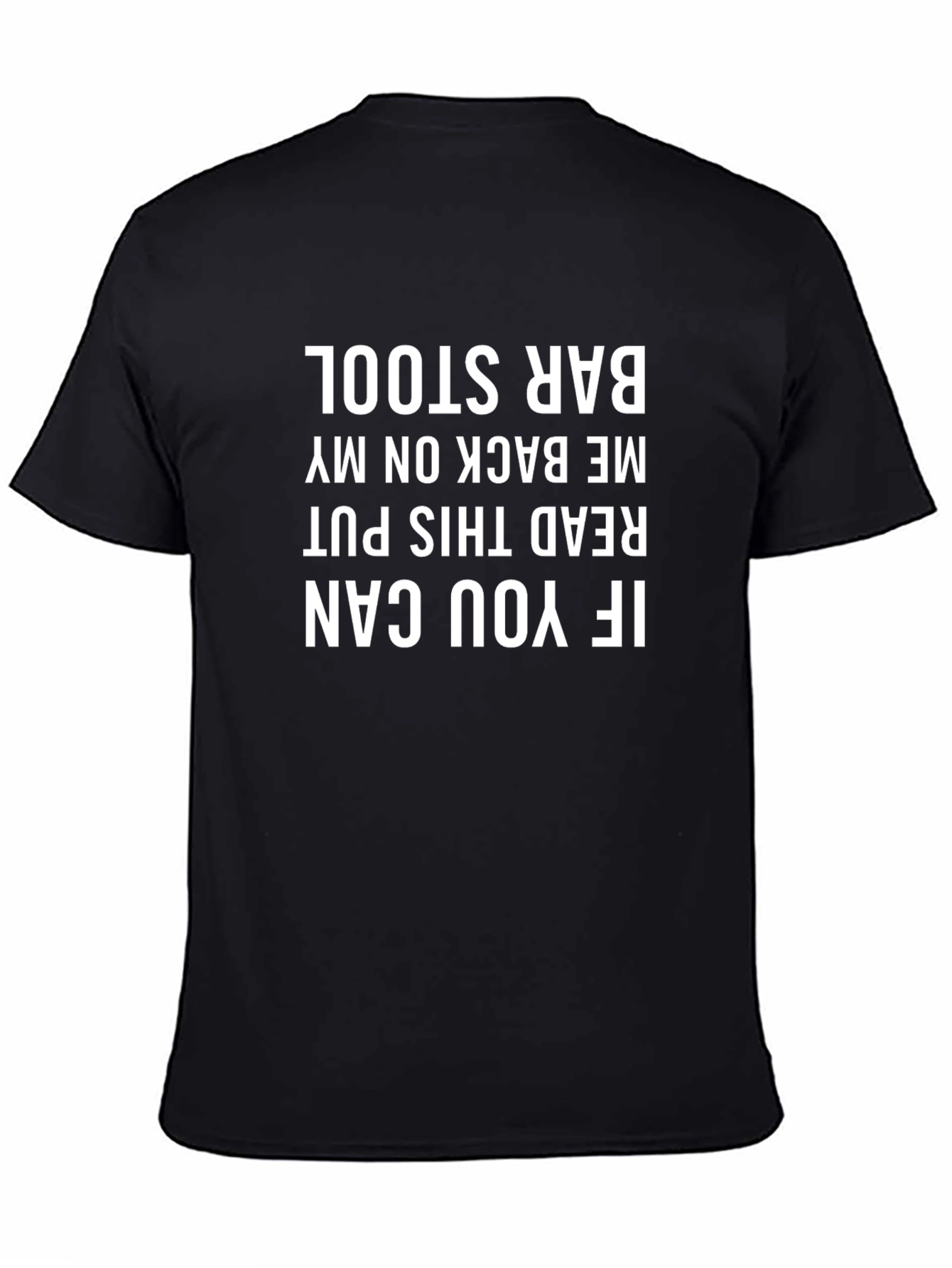 Funny Bar Stool Graphic T-Shirt