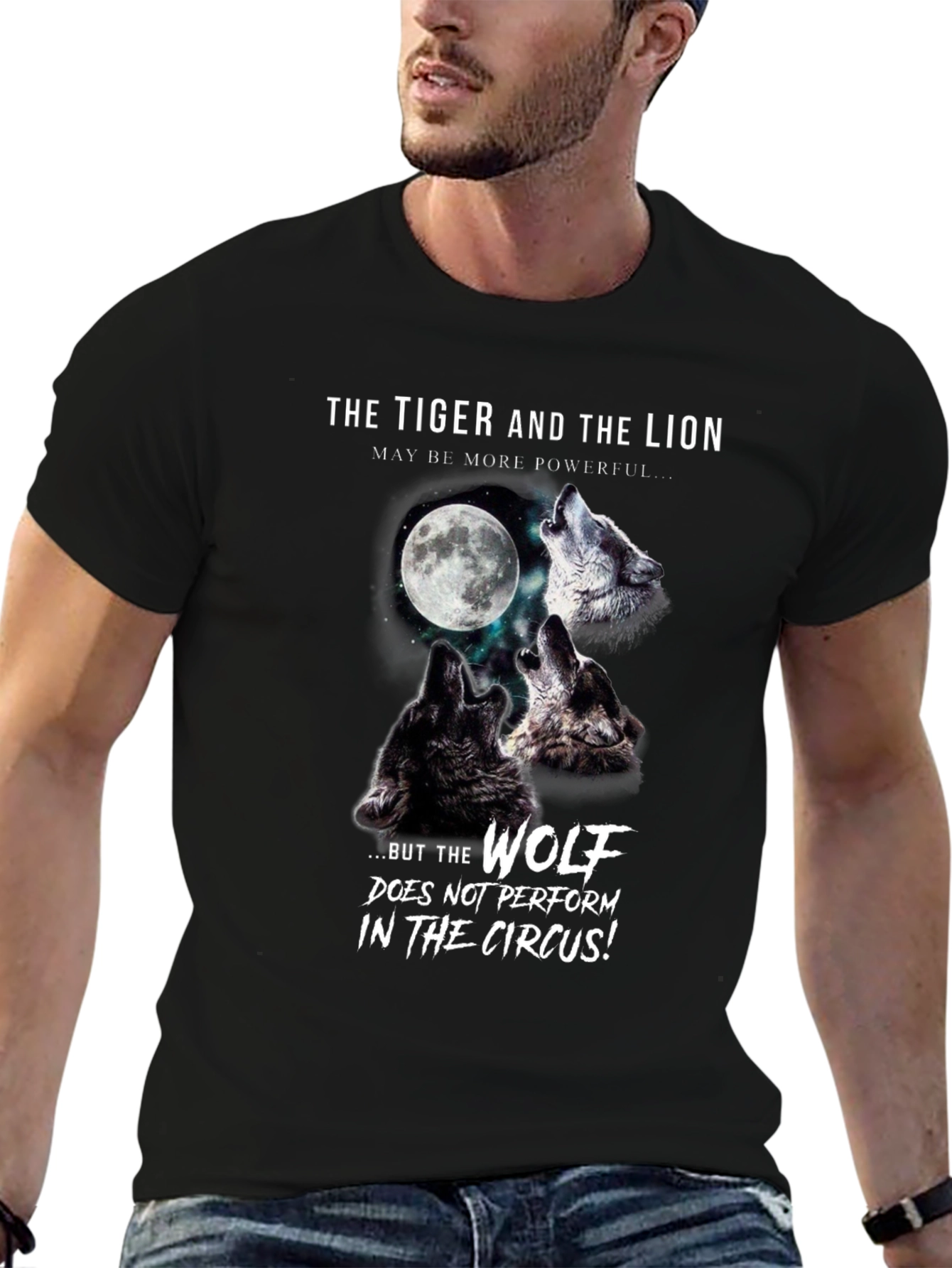 Wolf Pack Moon Graphic T-Shirt