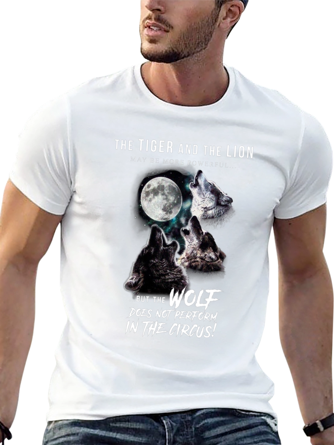 Wolf Pack Moon Graphic T-Shirt