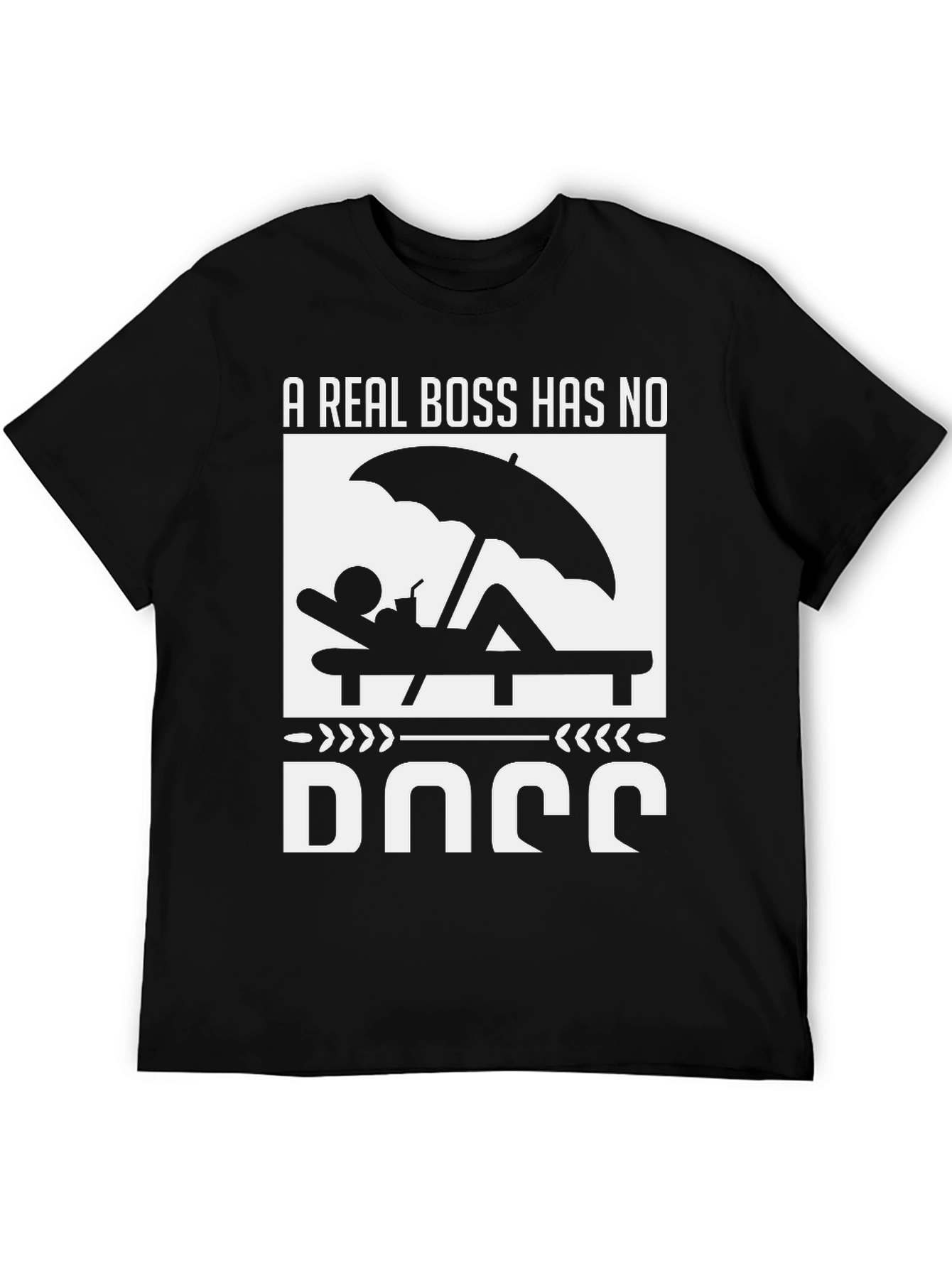 A Real Boss Graphic T-Shirt - Vacation Mode