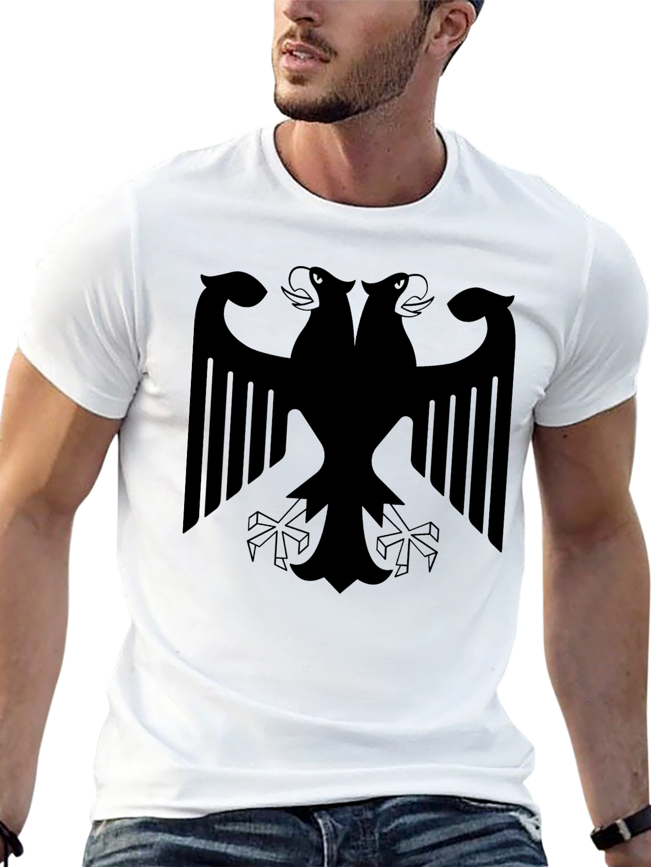 Black Eagle Graphic Tee - Striking Design