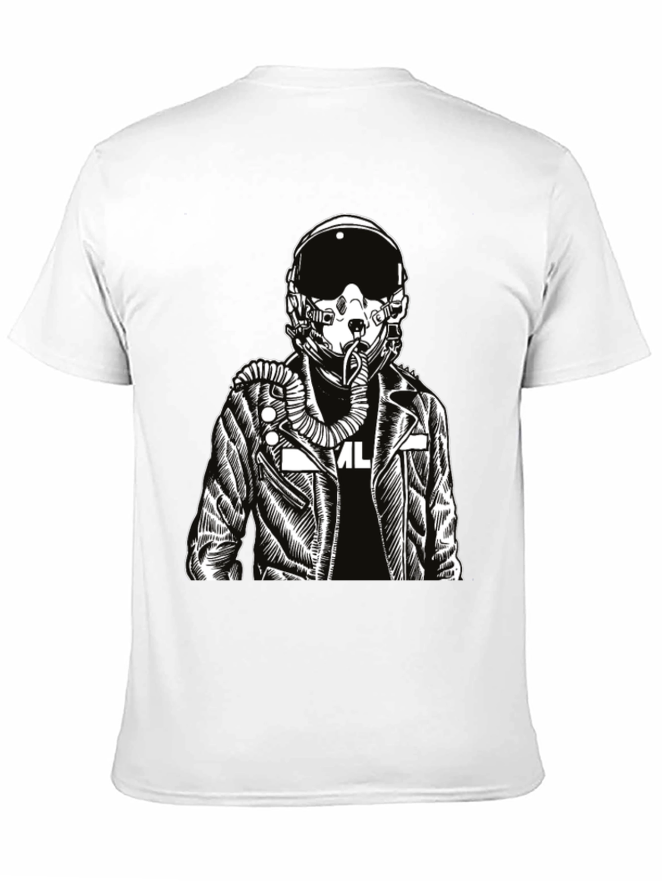 Pilot Graphic Print Black T-Shirt