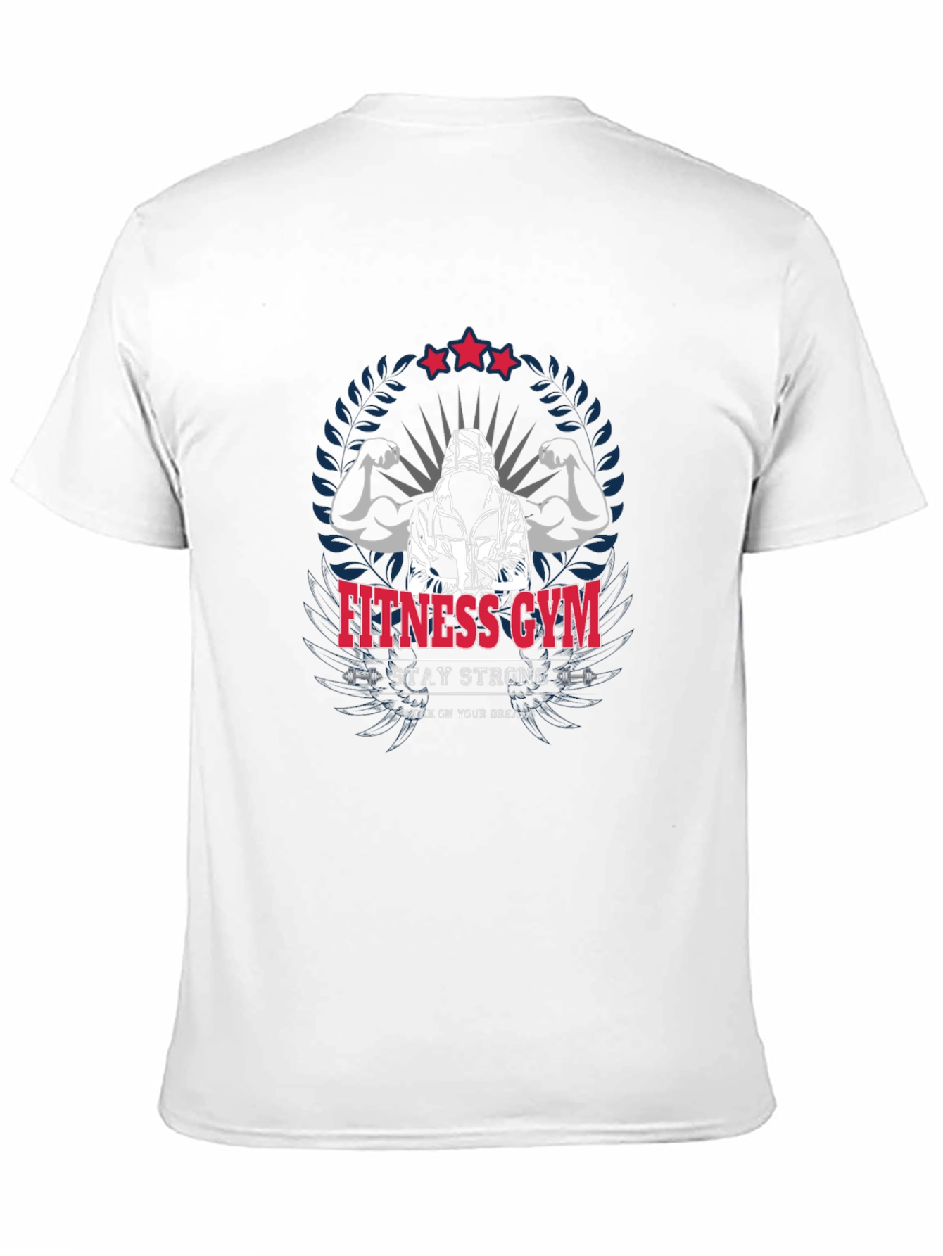 Fitness Gym Graphic Tee - Stay Strong