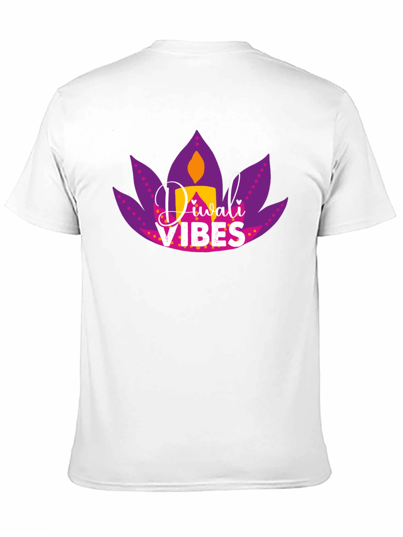 Diwali Vibes Graphic Tee - Black T-Shirt