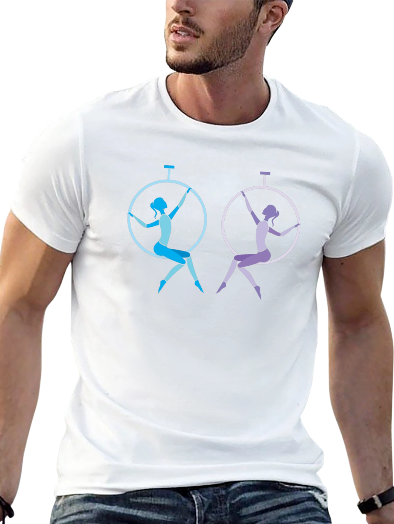 Aerial Acrobat Black T-Shirt