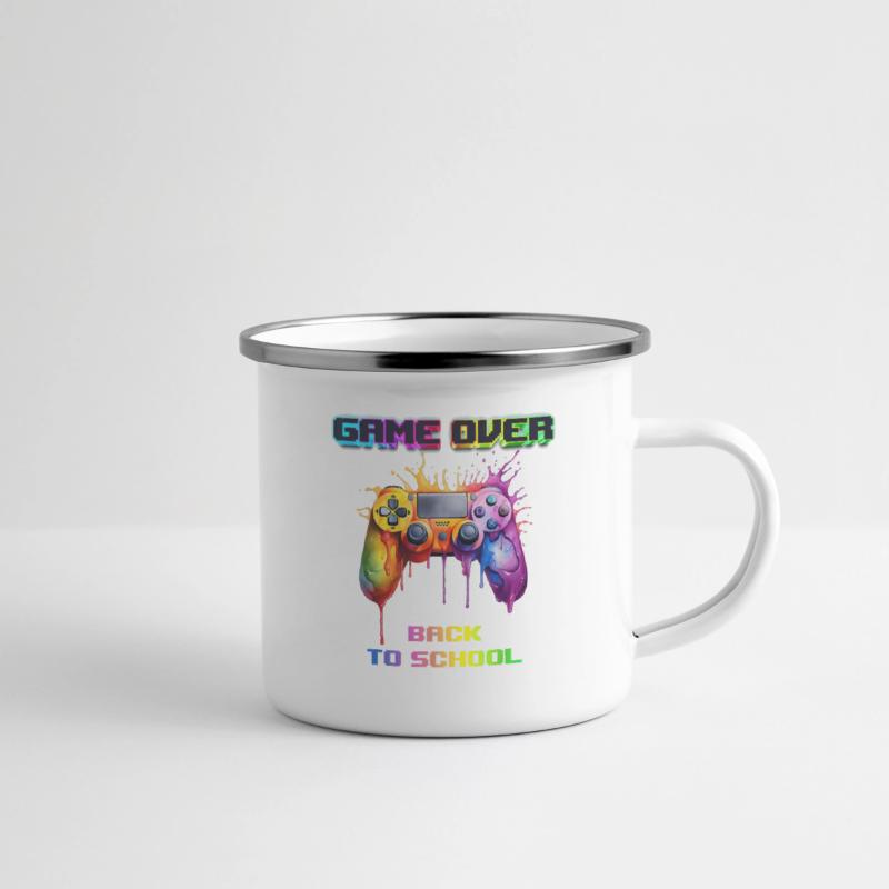 Game Over Back To School First Day School Gaming