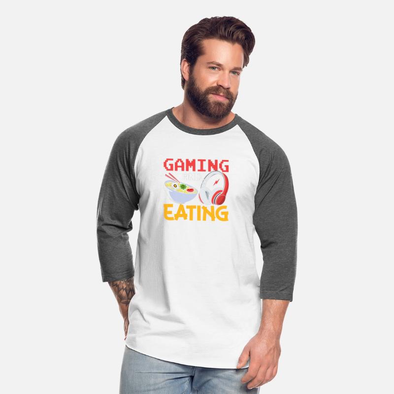 gaming and eating ramen