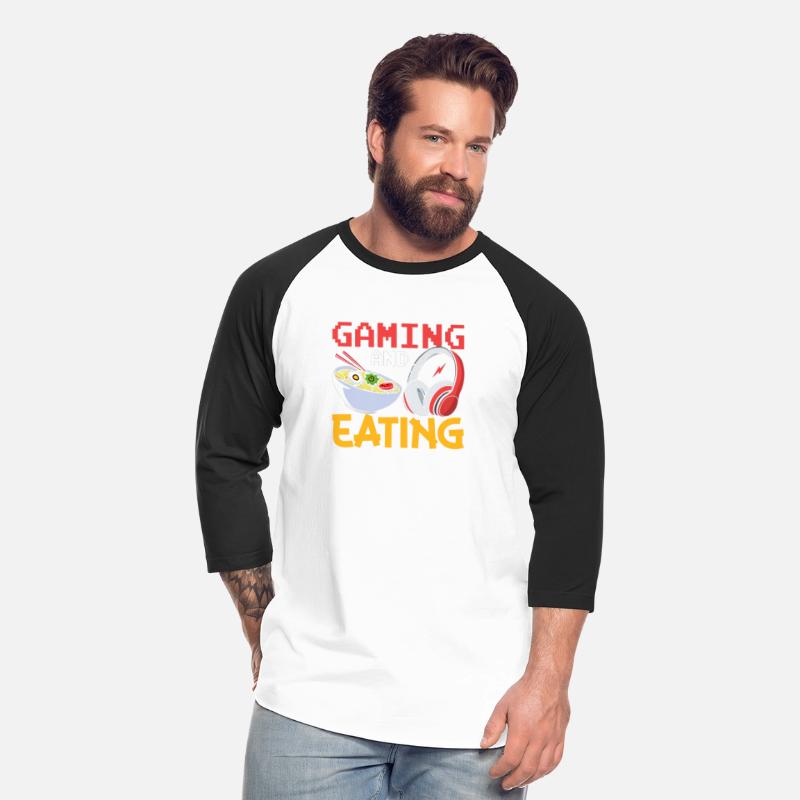 gaming and eating ramen