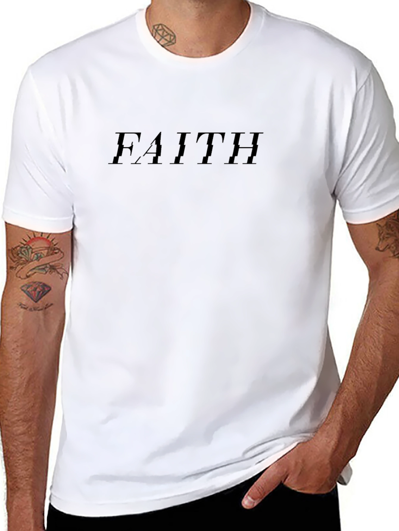 Faith T-Shirt - Minimalist Religious Tee
