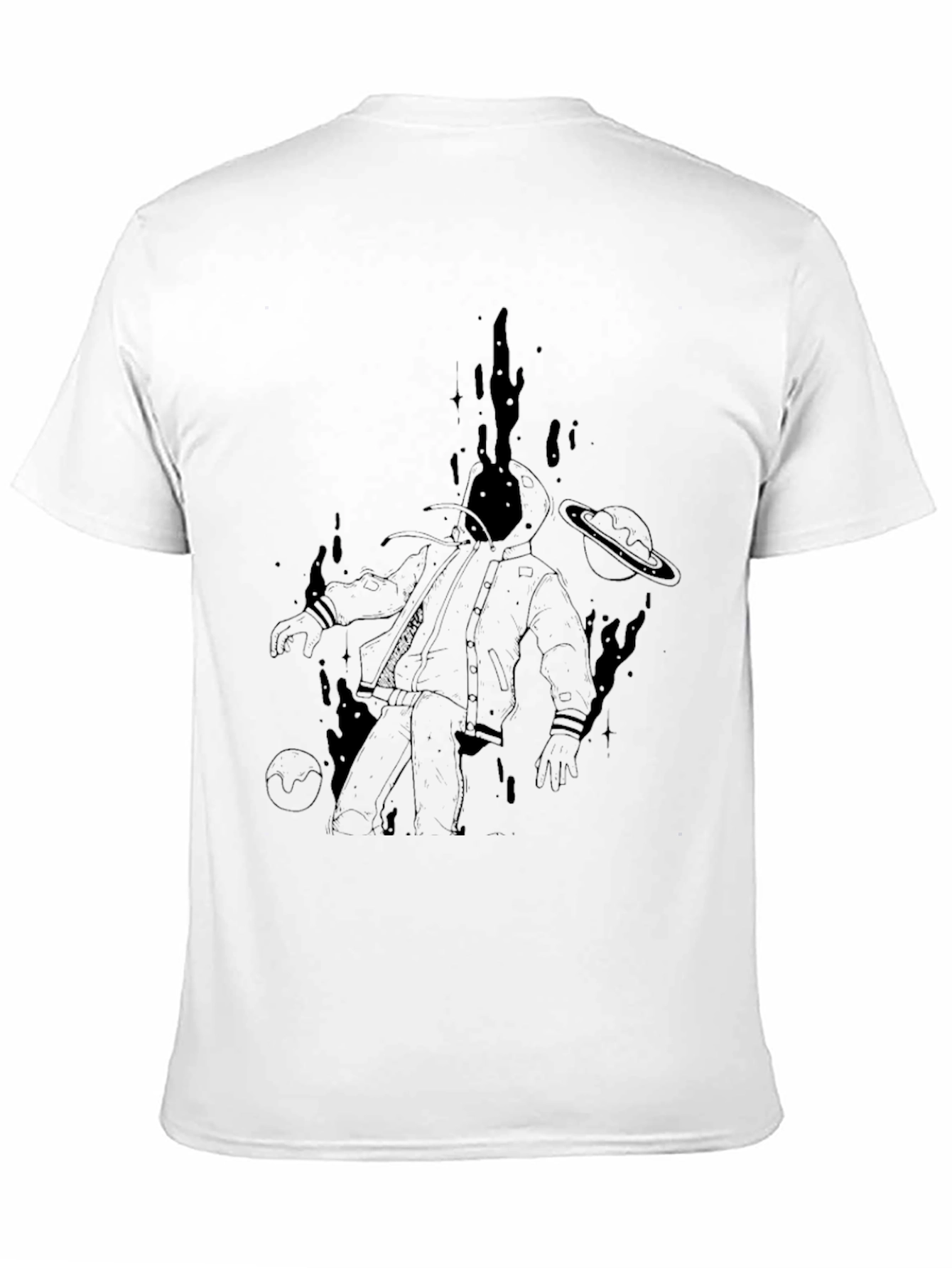 Astronaut Graphic Black T-Shirt