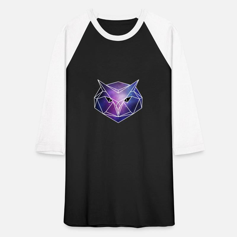Geometric Owl | Low Poly Galaxy Forest Night