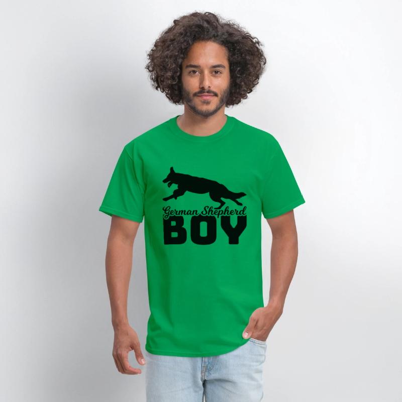 German Shepherd Boy
