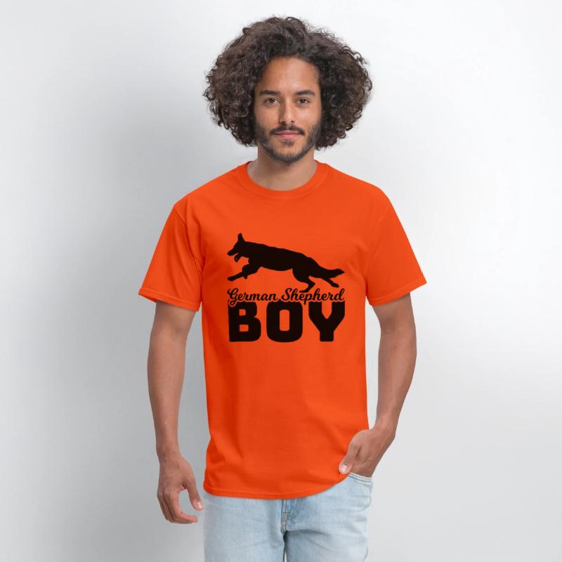 German Shepherd Boy