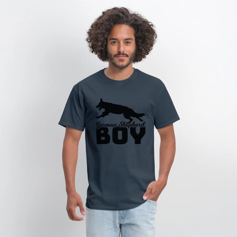 German Shepherd Boy