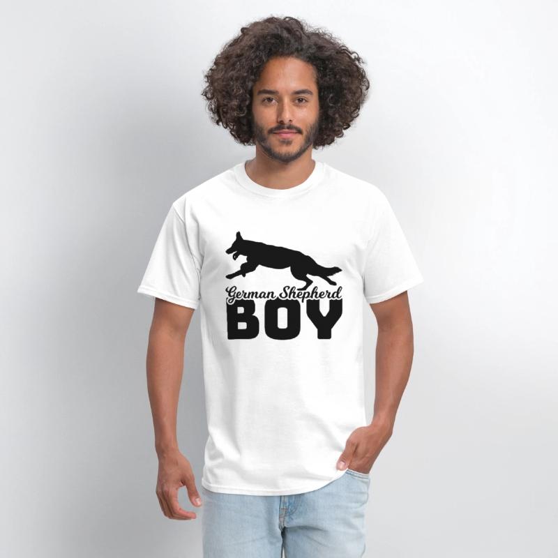 German Shepherd Boy