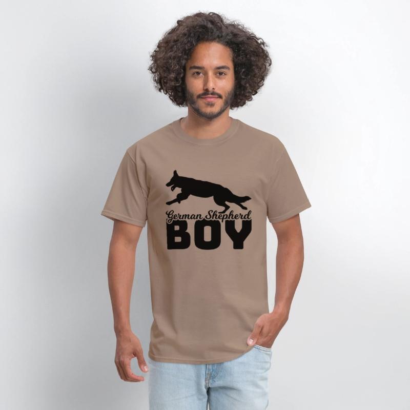 German Shepherd Boy