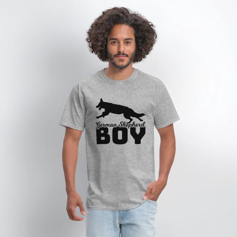 German Shepherd Boy