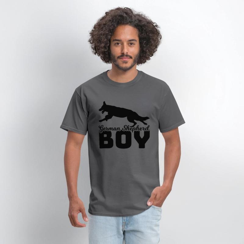 German Shepherd Boy