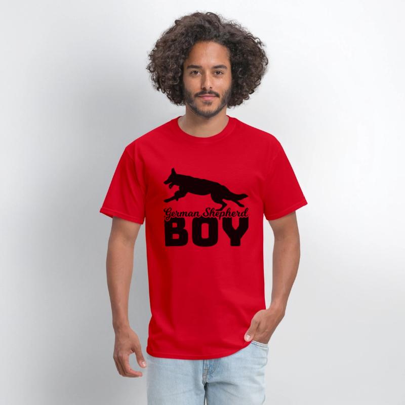 German Shepherd Boy