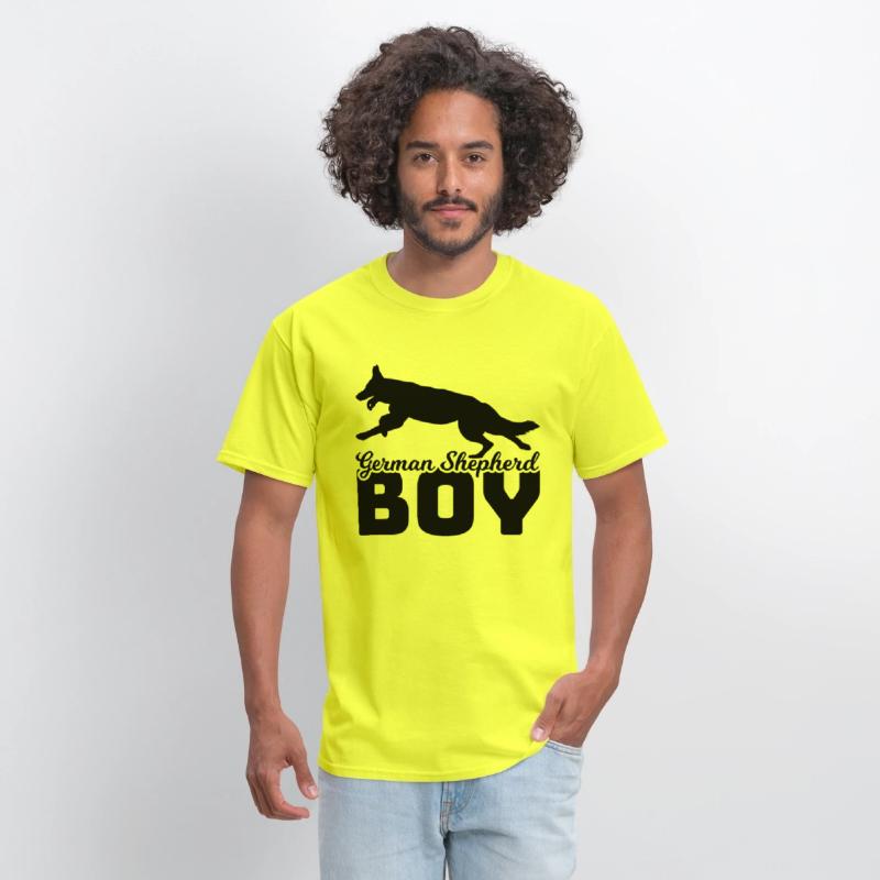 German Shepherd Boy