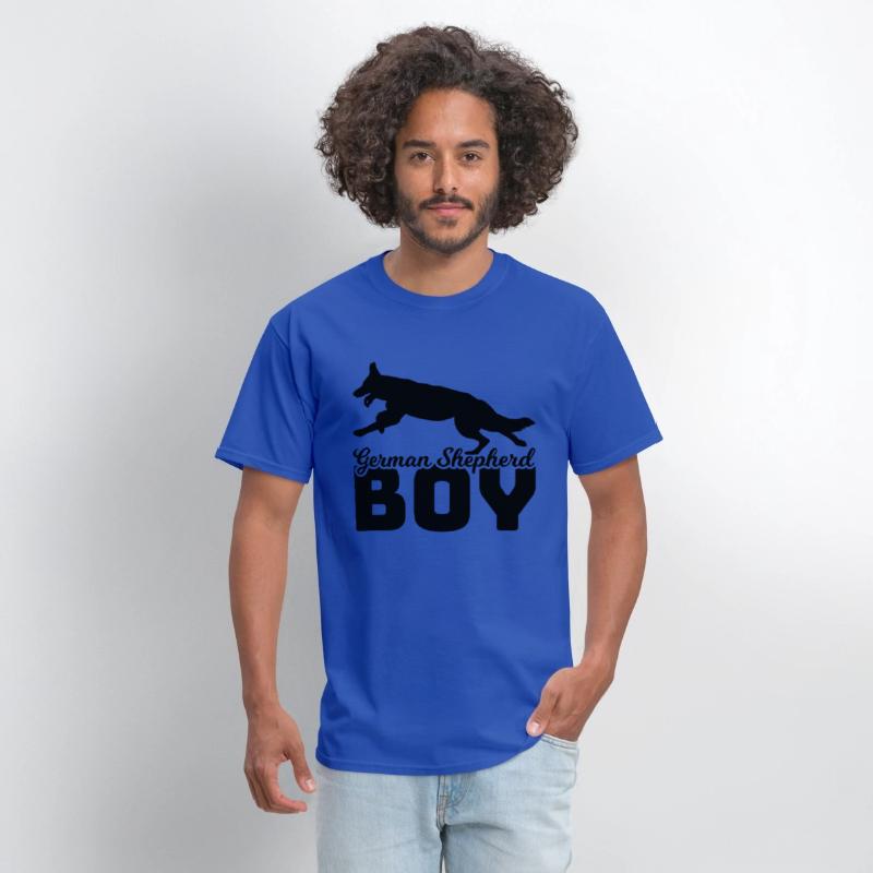German Shepherd Boy