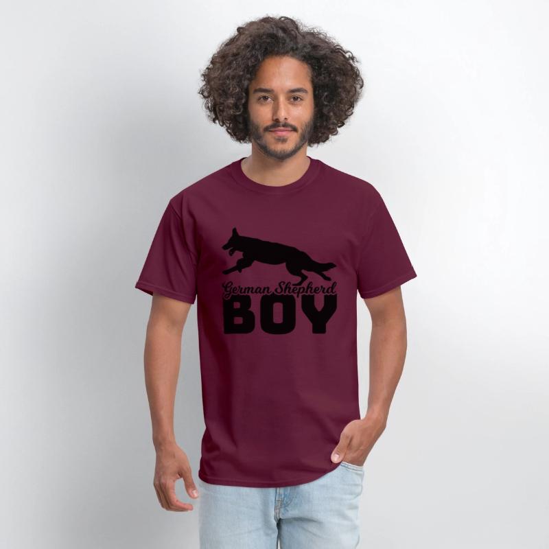 German Shepherd Boy